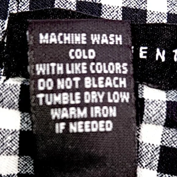 Ingredients- Women's-Gingham Checkered Black-White Shorts-Flat Panel-Summer - Picture 12 of 12